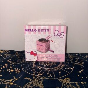 Hello Kitty Mini Fondue Maker NEW In Box - Includes 4 Fondue Forks - Super Cute